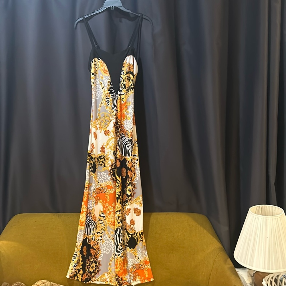 Beautiful Multicolor Maxi Dress